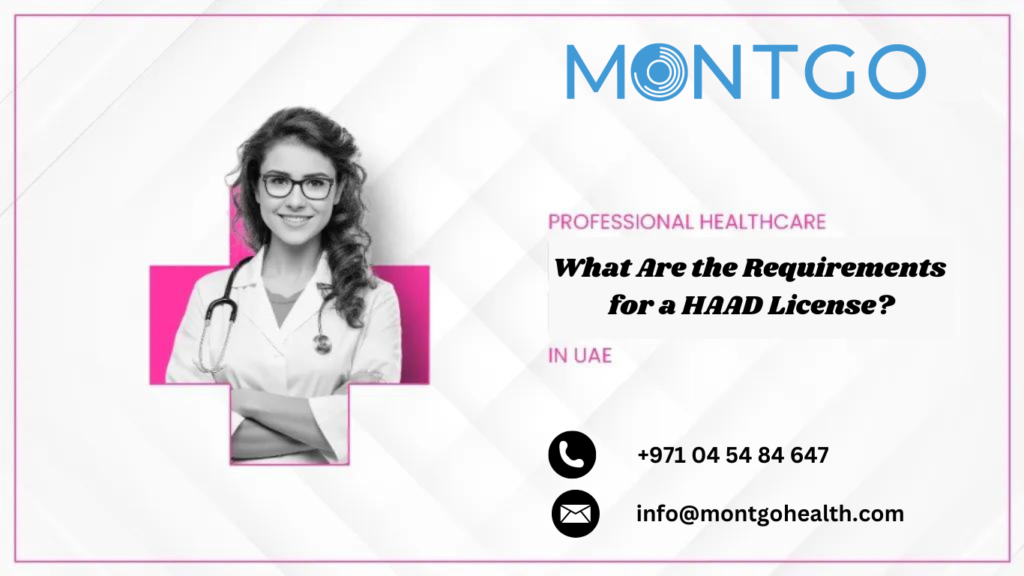 haad license requirements